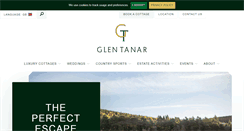 Desktop Screenshot of glentanar.co.uk